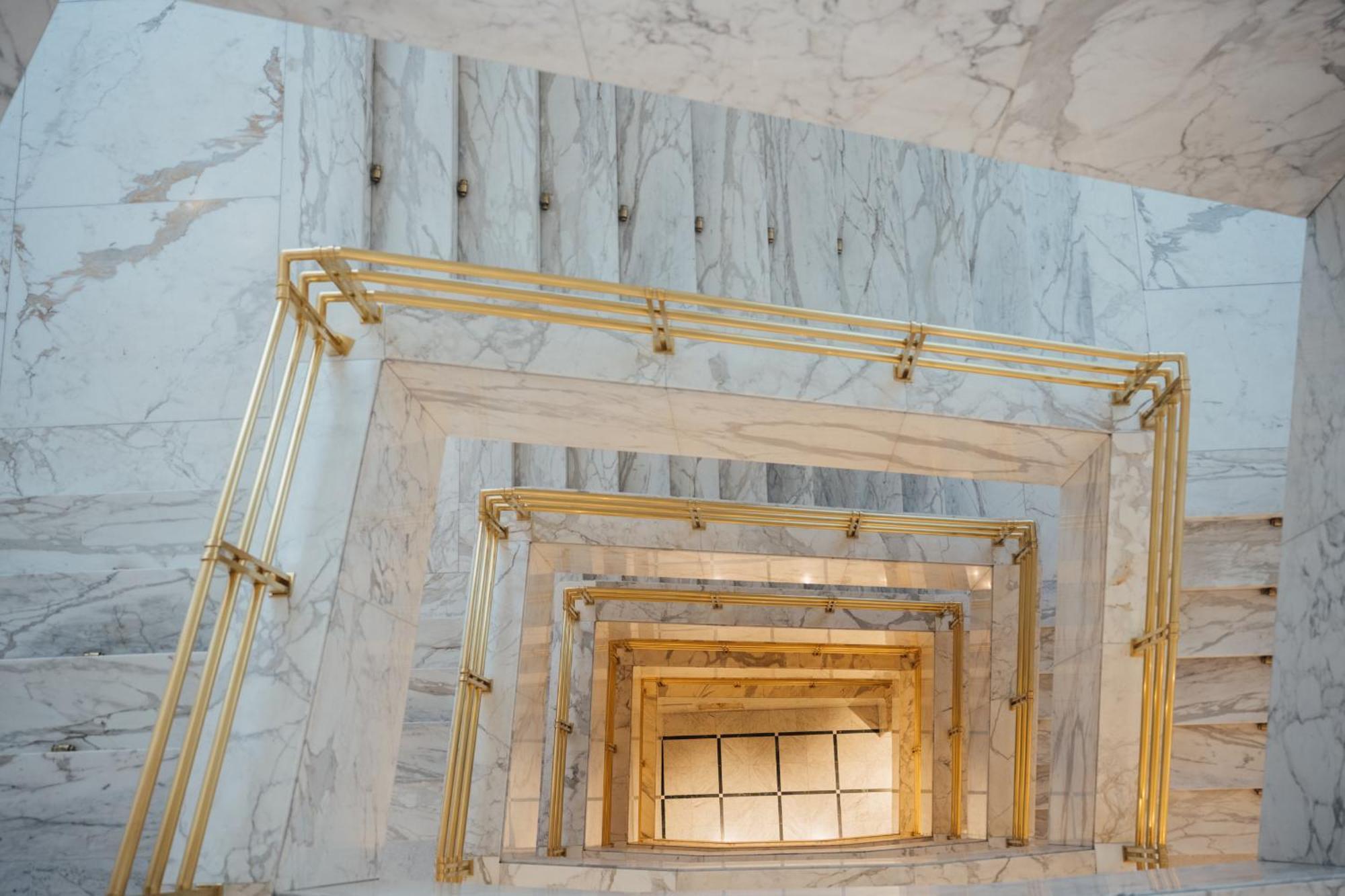 Almanac X Alcron Prague Hotel Exterior photo Marble staircase