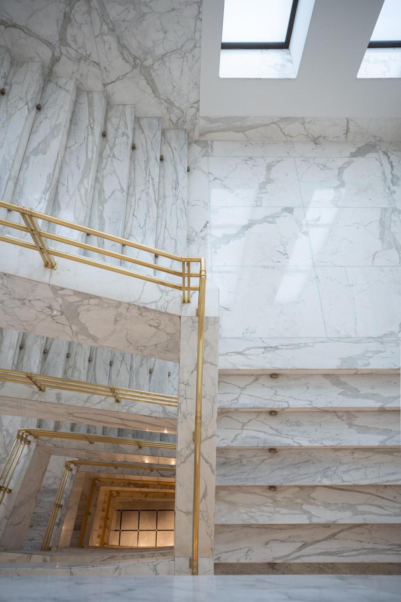 Almanac X Alcron Prague Hotel Exterior photo Marble staircase